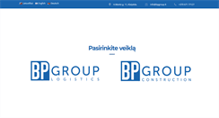 Desktop Screenshot of bpgroup.lt